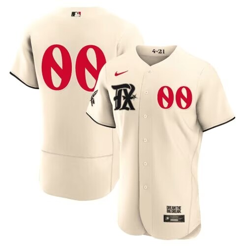 Men's Texas Rangers ACTIVE PLAYER Custom 2023 Cream City Connect Flex Base Stitched Baseball Jersey
